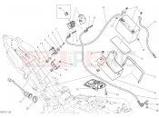 DUCATI 2019 Monster 797+ BATTERY HOLDER [MOD:M 797]
