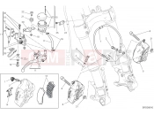 DUCATI 2019 Monster 1200 S FRONT BRAKE SYSTEM [MOD:M 1200S]