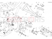 DUCATI 2019 Monster 1200 S FOOTRESTS, LEFT [MOD:M 1200S]