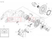 DUCATI Multistrada 1260 Pikes Peak HUB, REAR WHEEL [MOD:MS1260PP]
