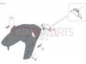 DUCATI Multistrada 1260 Pikes Peak FRONT MUDGUARD [MOD:MS1260PP]