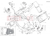 DUCATI 2019 Multistrada 1260 S D Air BATTERY HOLDER [MOD:MS1260SA]