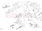 DUCATI SuperSport FOOTRESTS, RIGHT [MOD:SS 939]
