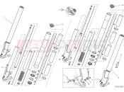 DUCATI Diavel FRONT FORK [MOD:DVL1260]