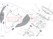 DUCATI Monster 797 INSTRUMENT PANEL - COWLING [MOD:M 797]