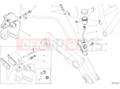 DUCATI Monster 797 REAR BRAKE SYSTEM [MOD:M 797]