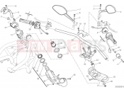 DUCATI Monster 1200 HANDLEBAR AND CONTROLS [MOD:M 1200]