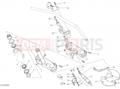 DUCATI Multistrada 1260 Enduro STEERING HEAD BASE ASSEMBLY [MOD:MS1260E]