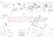 DUCATI 2020 Multistrada 1260 S FRONT WIRING HARNESS [MOD:MS1260S]