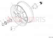 DUCATI 2020 Multistrada 1260 S REAR WHEEL [MOD:MS1260S]