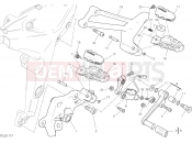 DUCATI 2020 Multistrada 1260 S FOOTRESTS, LEFT [MOD:MS1260S]
