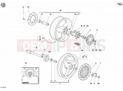 DUCATI Monster 620 Dark Single Disc WHEELS » FRONT WHEEL