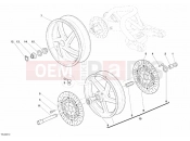 DUCATI 2005 Monster S2R 800 DARK WHEELS » FRONT WHEEL