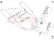 DUCATI Supersport 800 SS EXHAUST SYSTEM » EXHAUST SYSTEM