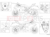 DUCATI 2021 Panigale V2 POSITIONING PLATES [MOD:PANV2;XST:JAP]