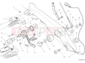 DUCATI Scrambler 1100 Dark Pro FOOTRESTS, RIGHT [MOD:SCR11DRK]