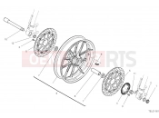 FRONT WHEEL [MOD:SCR11SPR] - Ducati Scrambler 1100 Sport Pro 2021