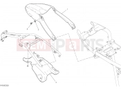 DUCATI Scrambler Desert Sled REAR MUDGUARD [MOD:SCR800DS]