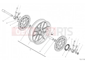 DUCATI Scrambler 1100 Pro FRONT WHEEL [MOD:SCR11DRK]