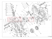 DUCATI 2016 Scrambler Full Throttle COMPLETE HALF-CRANKCASES PAIR [MOD:SCR800FT]