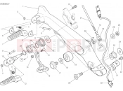 DUCATI Scrambler Flat Track Pro FOOTRESTS, LEFT [MOD:SCR800FP]