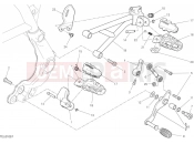 DUCATI 2015 Scrambler Full Throttle FOOTRESTS, LEFT [MOD:SCR800FT]