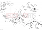 DUCATI Monster + FOOTRESTS, LEFT [MOD:M937+]