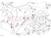 DUCATI Monster 821 Stealth COOLING SYSTEM [MOD:M821STEA]