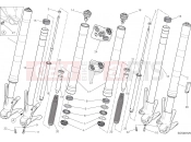 DUCATI Monster 821 Stealth FRONT FORK [MOD:M821STEA]