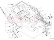 DUCATI Multistrada 950 REAR FRAME COMP. [MOD:MS950]