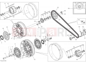 DUCATI Multistrada 950 S Spoked Wheels WHEELS [MOD:MS950SSW]