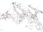 DUCATI 2021 Streetfighter V4 REAR FRAME COMP. [MOD:SFV4]