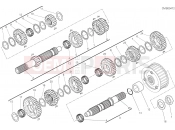 DUCATI 2021 XDiavel Dark GEAR BOX [MOD:XDVLDARK]