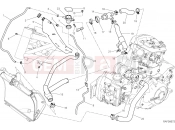 DUCATI 2021 XDiavel Black Star COOLING CIRCUIT [MOD:XDVLTOP]