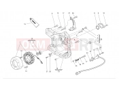 DUCATI Multistrada 620 Alternator-side crankcase cover