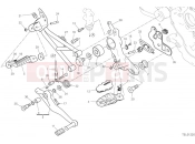 DUCATI 2020 Hypermotard 950 Footrests, Right