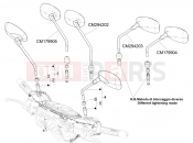 PIAGGIO Beverly 300 IE ABS Driving mirror/s