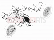 PIAGGIO Beverly 300 IE ABS Wheel huosing - Mudguard