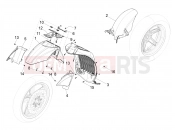 Wheel huosing - Mudguard - Piaggio Beverly 300 IE ABS (APAC) 2020