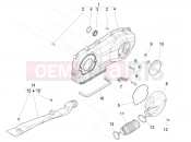 Crankcase cover - Crankcase cooling - Piaggio Liberty 125 Poste 2019