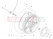 Front wheel - Piaggio Liberty 125 Poste 2019