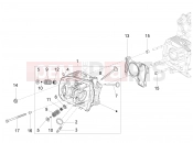 Cylinder head unit - Valve - Piaggio Liberty 150 2020