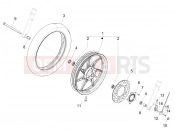 Front wheel - Piaggio Liberty 150 2020