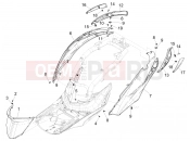 Side cover - Spoiler - Piaggio Liberty 150 2020