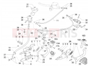 Control pedals - Levers - Piaggio MP3 350 Maxi Sport 2020