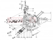 Cylinder head unit - Valve - Piaggio MP3 350 Maxi Sport 2020