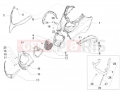 Front shield - Piaggio MP3 350 Maxi Sport 2020