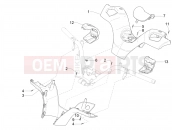 Handlebars coverages - Piaggio MP3 350 Maxi Sport 2020