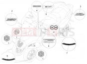 Plates - Emblems - Piaggio MP3 350 Maxi Sport 2020