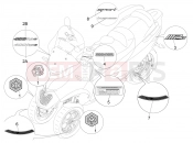 PIAGGIO MP3 400 Plates - Emblems